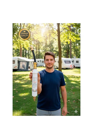 Car-fil Karavan & Tekne Su Deposu Klor, Kötü Koku Ve Renk Giderici Premium Filtre