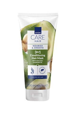 Care Avokado Ve Badem Yağı İçeren 3 U 1 Arada Saç Maskesi 200ml