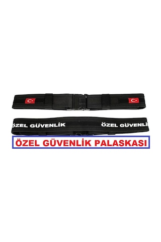 Özel Güvenlik Palaskası Türk Bayraklı Palaska Kemer