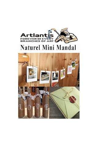 Naturel Mini Mandal Ahşap 200 Adet Renksiz Minik Mandal Dekoratif Süsleme Fotoğraf Asma Mandalı Dekarasyon