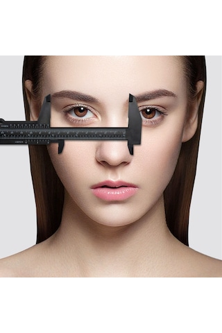Microblading Ve Kalıcı Makyaj Ölçüm Cetveli Kumpas , Kalıcı Kaş,