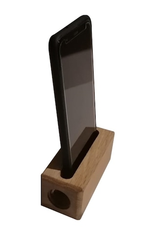 Ses Yükseltici Ahşap Cep Telefon Standı