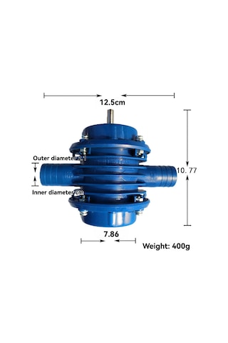 Yunboo Ev Kullanıma Mini Elektrikli Kendinden Emişli Pompa - Hızlı Su Taşıma, 20-60 Litre/dakika Kapasite, Dayanıklı Malzeme