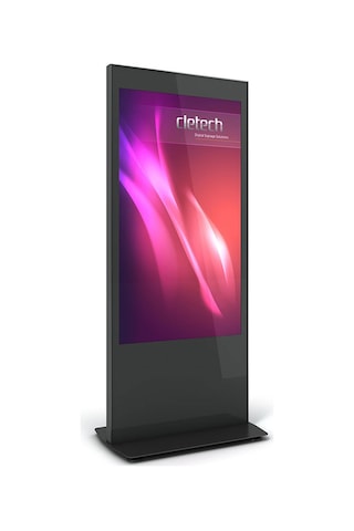 Cletech C01 55" Digital Signage Totem + iiYama LH5560UHS-B1AG Signage Monitör