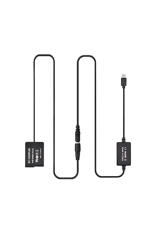 Youtek Panasonic Lumıx İçin Usb Type-c Pd Hızlı Şarj Desteği İle Sahte Pil Ve Kablo Seti