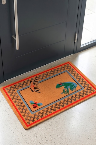 Villadia Home Textile Kapı Önü Paspası Kaymaz Taban Dekoratif Paspas Ev Giriş Antre İç Ve Dış Mekan Paspası 45x70 Cm 28ypycoco