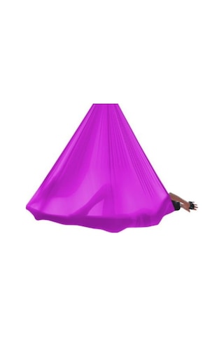 Yoga Profesyonel Yoga Hamak Seti Mor Boyuna Esnemez Enine 360 Cm E Kadar Esner Mor