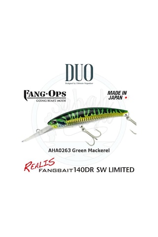 Duo Realis Fang Bait 140dr Sw Aha0263 Green Mackerel