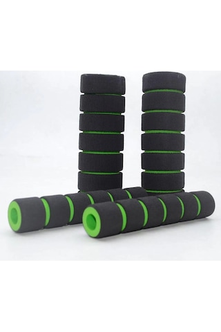 Evrensel Motosiklet Bisiklet Manet Sünger Seti Yeşil Standart