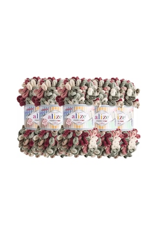 Alize Puffy Puffy Fine Color 6039 İpliği - 5 Adet, Peluş Uç Puffy Fine Color 6039 İpliği 5 Adet, Peluş Uçlu 18741698