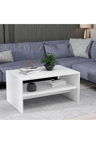 Ollon Orta Sehpa Beyaz-beyaz Beyaz