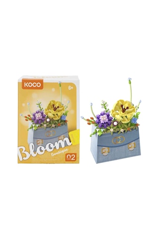 Bloom Boutique Çiçek Çanta Mini Blok Yapım Seti 223 Parça Yetişkin Ve Çocuk Dıy Dekorasyon