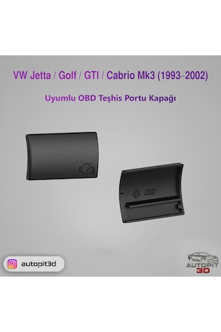 Vw Jetta / Golf / Gtı / Cabrio Mk3 1993 2002 Uyumlu Obd Teşhis Portu Kapağı