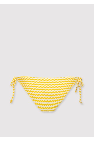 Mavi - Çizgili Sarı Bikini Altı 1912576-71301
