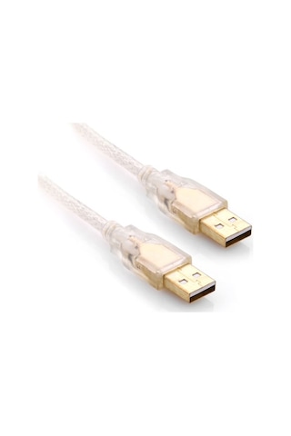 S-Link Slx-335 Usb2.0 1.5M Am To Am Şeffaf Kablo