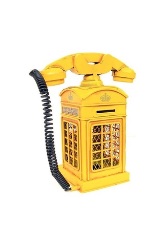 Dekoratif Metal Ahizeli Telefon Kumbara C0725