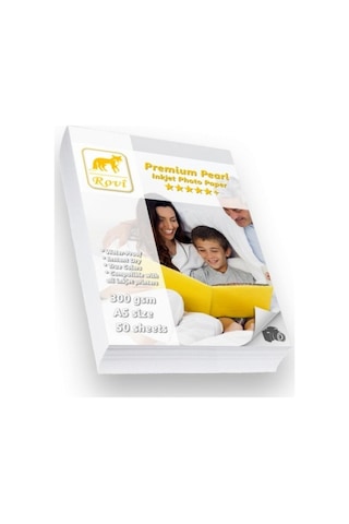 Premium İnci Fotoğraf Kağıdı - 300gsm - 50 Yaprak A3