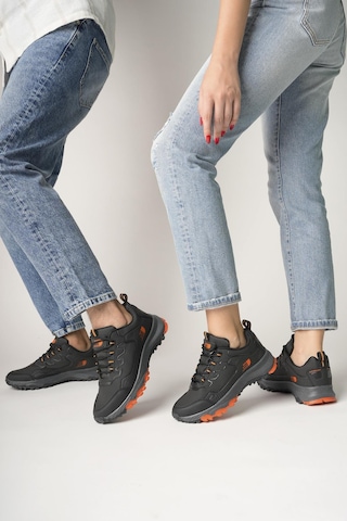 Muggo North Unisex Garantili Trekking Outdoor Ayakkabı Siyah