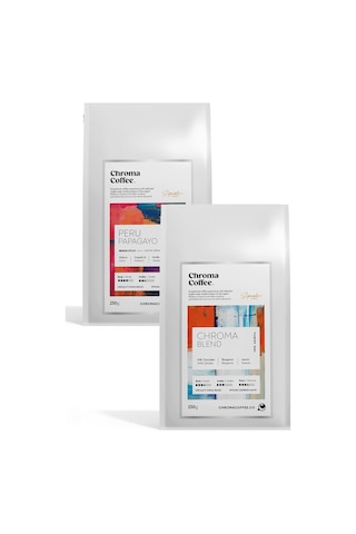Chroma Coffee Signature Series Çekirdek Kahve Seti - 3 %100 Nitelikli Arabica 2 x 250 G