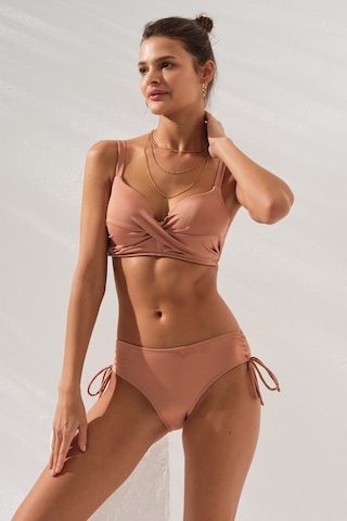 Pierre Cardin Sole Kaplı Toparlayıcı Bikini Bronz 231229 231229 Bronz