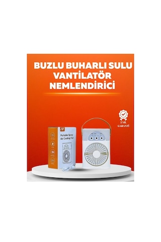 Mini Usb Klima Fan 3 Kademeli Spreyli Hava Soğutucu, Taşınabilir