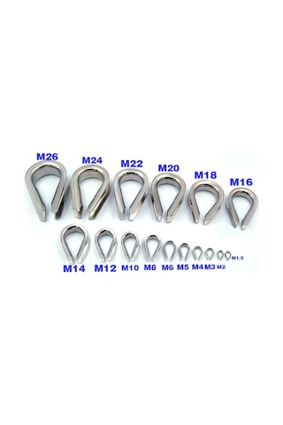 Radansa, Paslanmaz Krom, Tekne Halatı Bağlama Radansa. 12mm