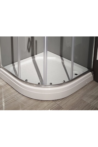 Alika 120x120 Oval H:15 Panelli Duş Teknesi
