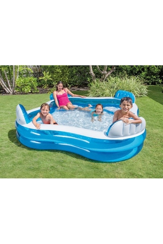 Intex 56475 Kolltuklu Şişme Havuz - Aile Havuzu Çok Renkli