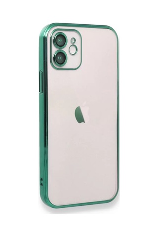 Newface Apple iPhone Uyumlu 11 Kılıf Razer Lensli Silikon - Yeşil Belirtilmemiş
