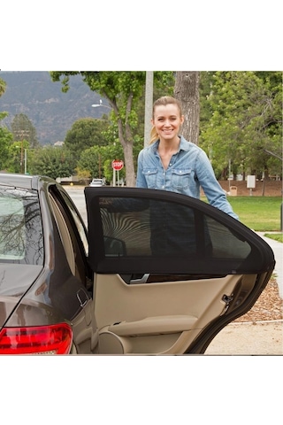 Araba Araç Oto Arka Yan Cam Güneş Perdesi Güneş Koruyucu Güneşlik 1 Adet