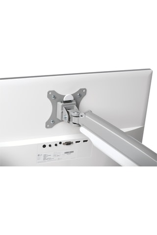 Kensington SmartFit K55470EU Tek Dokunuşta Yüksekliği Ayarlanabilir Tek Monitör Kolu Beyaz