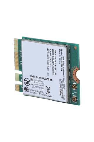 Konesam Intel 7260ngw An Ngff/m2 Arayüzlü 2.4g/5g Çift Bant 300mbps 802.11n Bluetooth 4.0 Dijital Radyo Kartı Lenovo/hp Desteği Yok