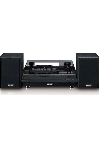 Lenco Ls-100bk - 2 Harici Hoparlörlü Pikap - Siyah Siyah