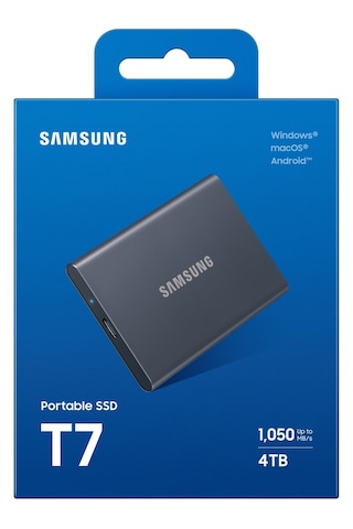 Samsung T7 Mu-pc4t0t/ww Usb 3.2 4 Tb Taşınabilir Ssd