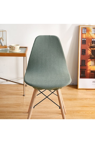 Geeroyoo Ev Ofis Masa Sandalye Kılıfı, Kalın Makyajlı Yün, Yarı Yaylı Esnek, Ev Ofis Kullanıma Uygun, Kuru Temizleme Kolay, Kırmızı Biberiye Kashmir