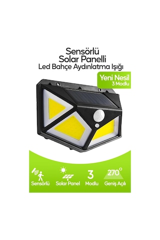 Lexroo Harekete Sensörlü Solar Enerjili Işık Bahçe Işıklandırmak İçin Lamba Dış Mekan İçin Uygun