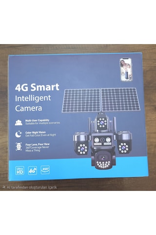 Acme Iprocam 332plus 4kameralı Çakarlı 12mp Çift Solar 4glte Kamera