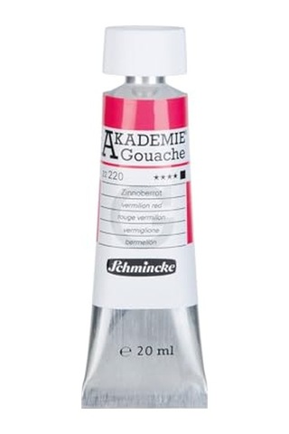 Akademie Guaj Boya 20 Ml 220 Vermilion Red Genel