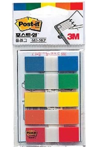 3M 683-5Kp İndex Postit 5 Renkli