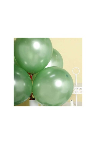 Yeşil Metalik Balon 20 Adet 418