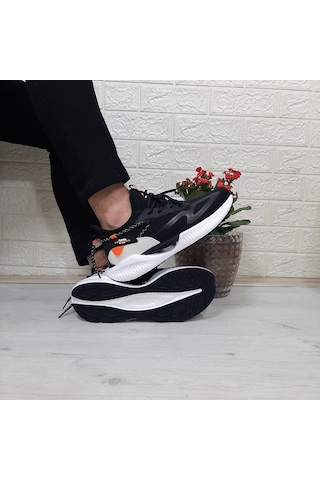 M.p 1659 Siyah Renk Kaymaz Rahat Hafif Spor Ayakkabı 001