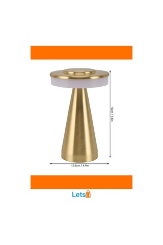 Usb Şarjlı Dokunmatik Modern Led Masa Lambası Metal Çok Renkli