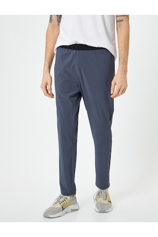 Koton Spor Eşofman Altı Slim Fit Beli Lastikli Cep Detaylı Antrasit 4sam40029nw Antrasit