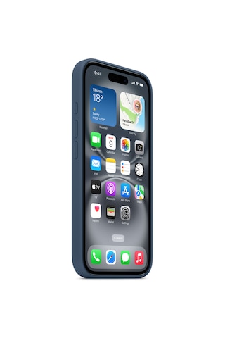 Apple Uyumlu iPhone 16 Plus Logolu İçi Kadife Silikon Lansman Kılıf
