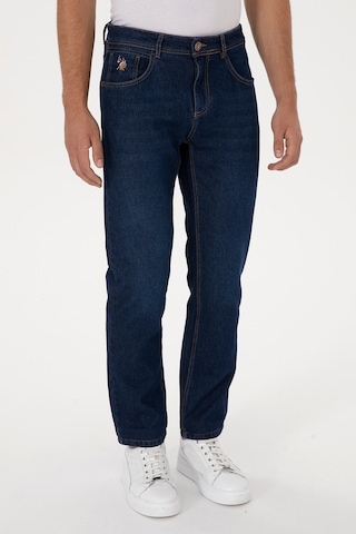 U.S. Polo Assn. Erkek Koyu Mavi Straight Fit Jean Pantolon 50316572-DN0023