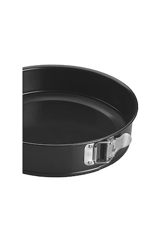 Metaltex Superior Kelepçeli Pasta Kek Kalıbı - 26 Cm Siyah