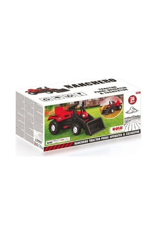 Dolu Oyuncak Kepçeli Traktör Pedallı