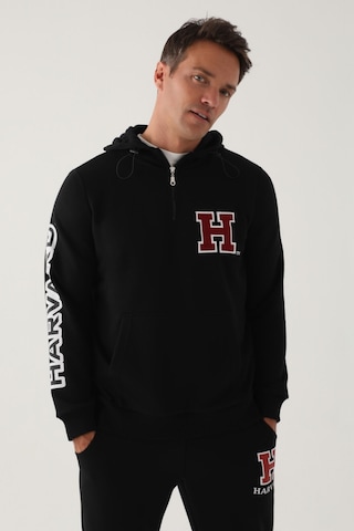 Harvard Siyah Erkek Sweatshirt Siyah