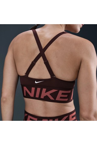 Nike Pro Indy Plunge Orta Destekli Pedli Kadın Sporcu Sütyeni Pembe
