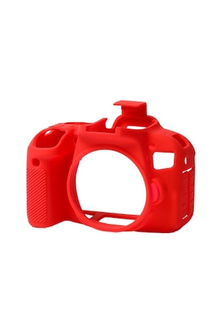 Easycover Canon 800D Silikon Kılıf Ecc800Dr (Kırmızı)